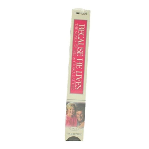 Because He Lives: Songs of Bill and Gloria Gaither VHS, 2000 Gospel Series New - Picture 3 of 4